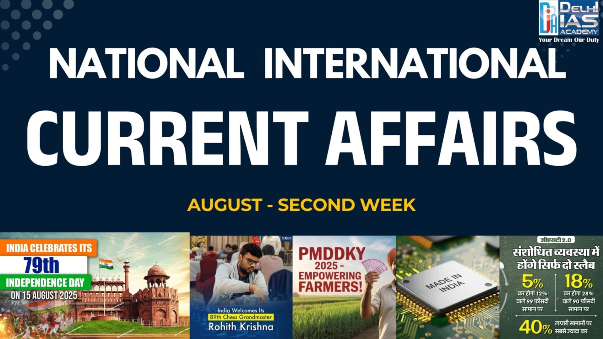 CGPSC :- Weekly Current Affairs 2025 | National & International Updates एक ही वीडियो में